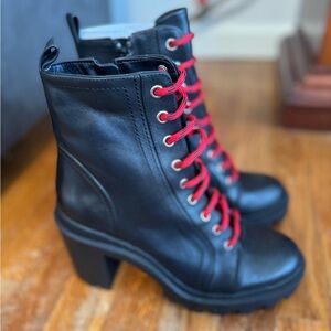 Gianni Binni Black Ryedderr Boots NWOT